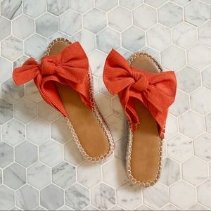 Never Worn slip on Sandals